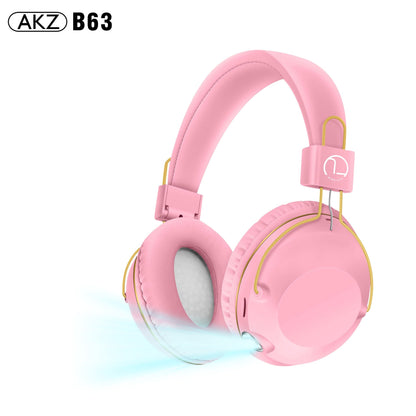 B863 Wireless Headset Bluetooth Headset Long Life Illuminated Music Headset Folding Storage