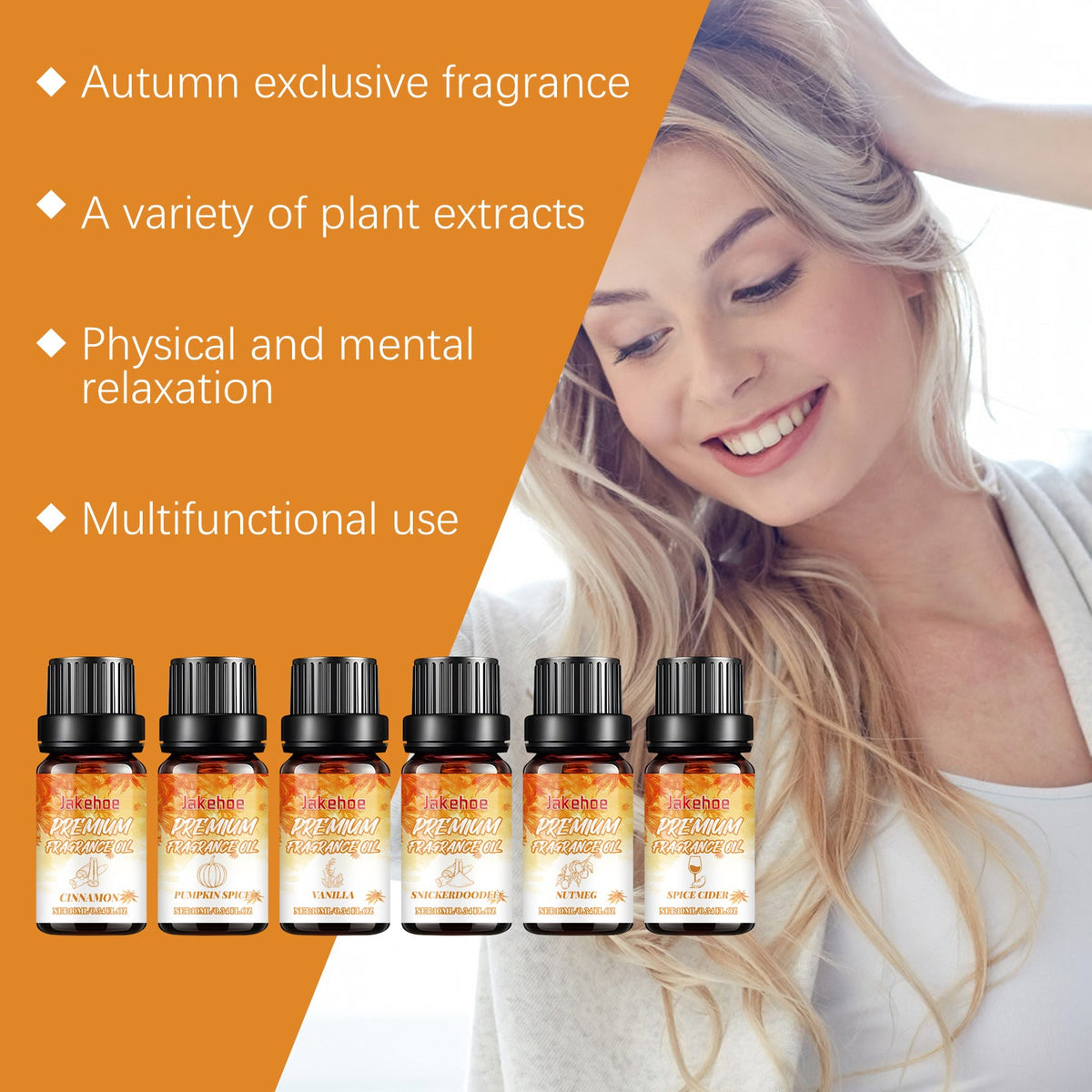 Autumn Essential Oil Set Indoor Warm Atmosphere Long-Lasting Warm Fragrance Soft Fragrance Humidifier Available