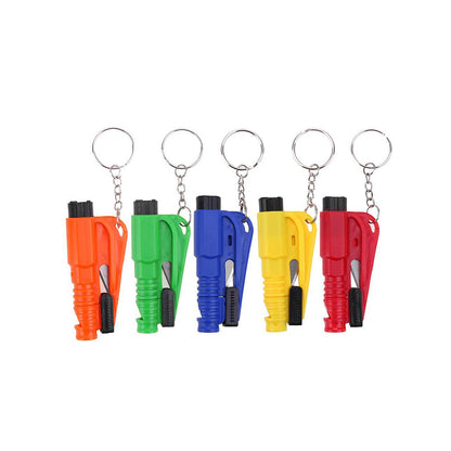 Emergency Mini Safety Hammer Auto Car Window Glass Breaker Keychain Escape Tool