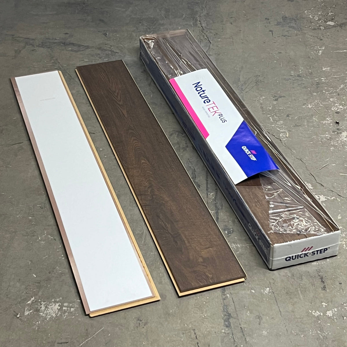 QUICK STEP NatureTek Plus Laminate Wood Flooring 55"x7.5" 22.58 SQ FT UP3231 Dutch Oak
