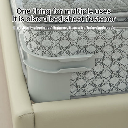 4 Heavy-Duty Bedsheet Corner Clips. High - quality, durable, and reliable. Ideal for securing bed sheets and protectors.