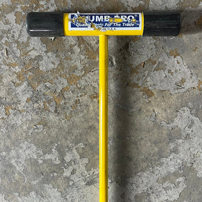 PLUMB-PRO T-Handle Fiberglass Soil Probe Sz 5.1' H, Yellow