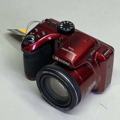 KODAK PIXPRO Digital Camera 40X Zoom 20 Megapixel AZ405 Red (New- Open Box)