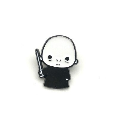 Harri Potter Wizard student Enamel Pin Brooches Cartoon Creative Metal Brooch Pins Denim Hat Badge Collar Jewelry