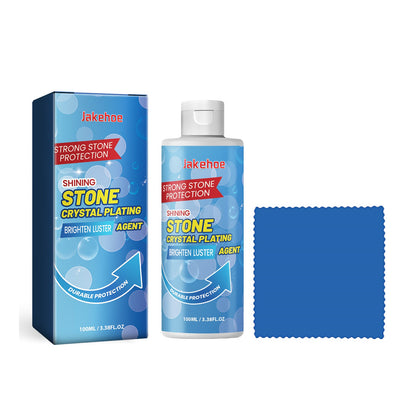 Stone Crystal Plating, Bathroom Floor Tile Clean Refresh Stone Polished Decontamination Clean