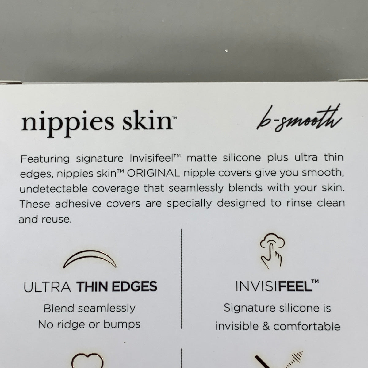 NIPPIES SKIN (2 PACK) Original Nipple Cover Smooth Coverage Caramel 1 Pair 1021