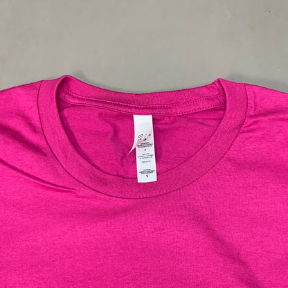 BELLA + CANVAS (12 PACK) Unisex Crewneck Short Sleeve Tees Sz S Berry (New)