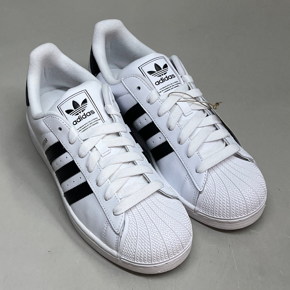 ADIDAS Superstar II Lowtop Sneakers Men's Sz 10 Women's Sz 11 White/Black IH8659