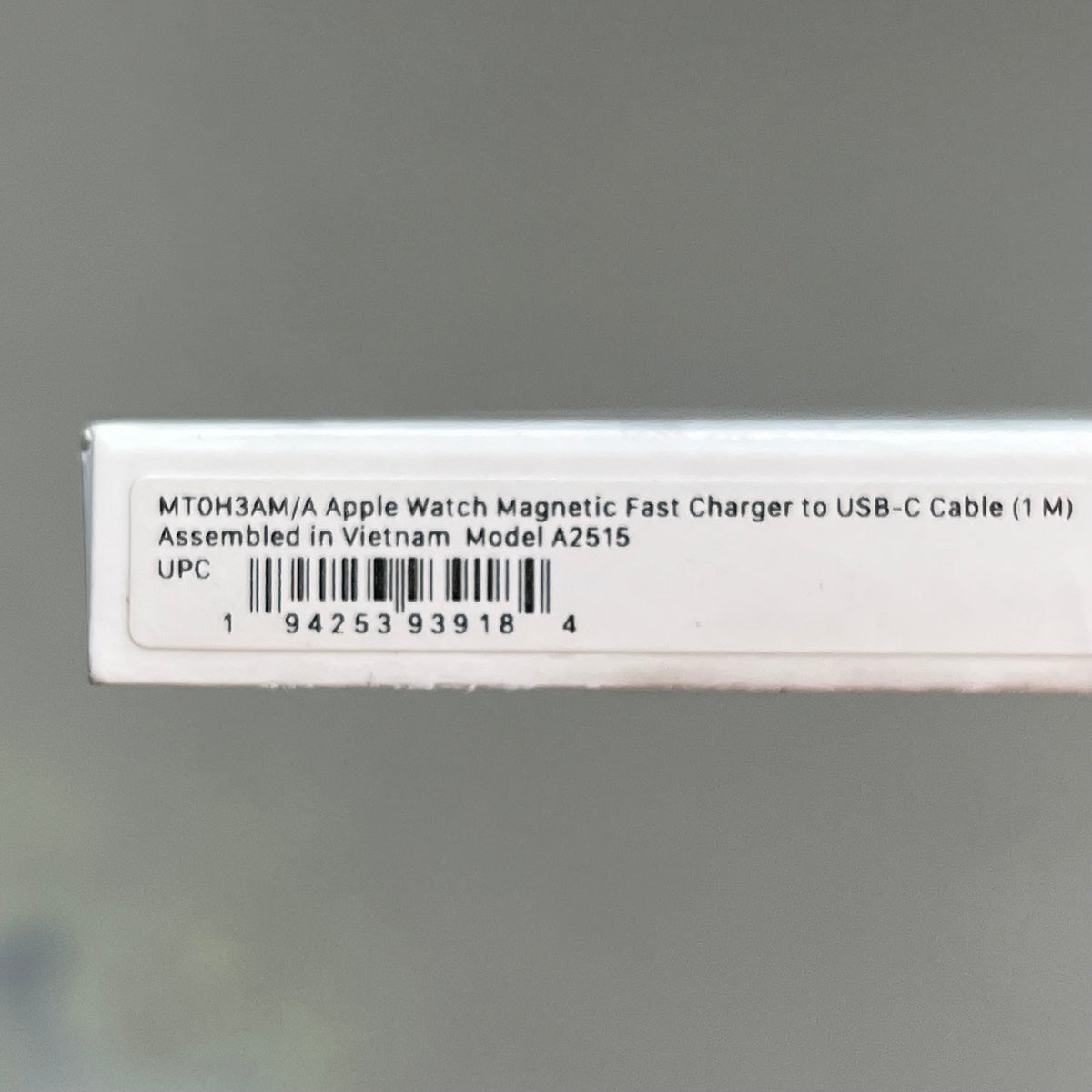APPLE Watch Magnetic Fast Charger To USB-C Woven Cable (1M) MT0H3AM/A (Return)