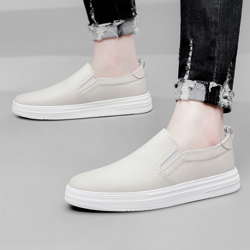 Men's lazy loafers breathable board shoes