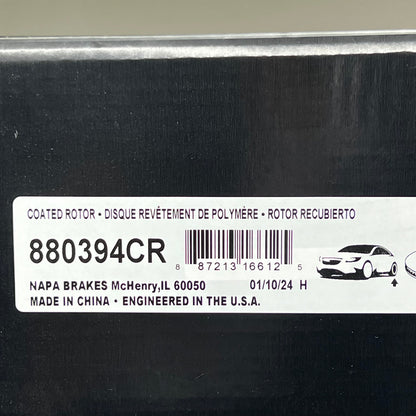 ADAPTIVE ONE Vented Cast Iron Polymer Coated Rotor for Ford Vehicles 880394CR