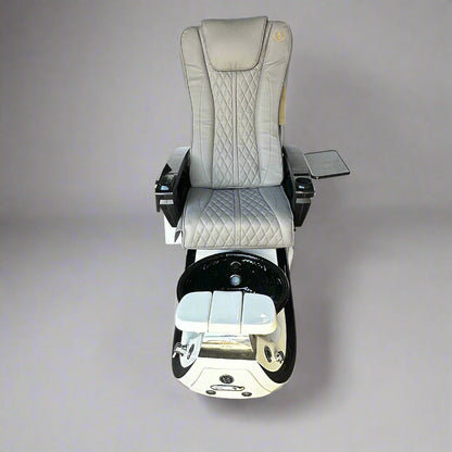 SNE Dolphin Pedicure Spa Tub Light Grey 2024 model SNE 201 W/ Rolling Chair