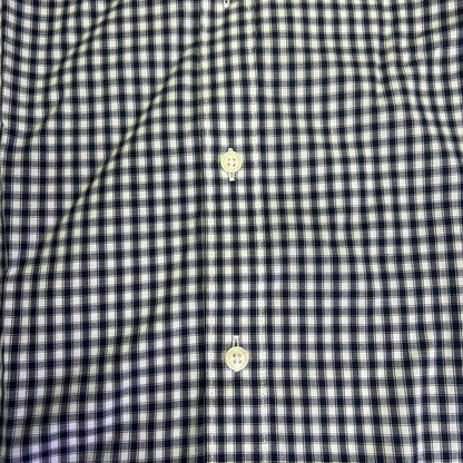 DOCKERS Signature Stain Defender Button Up Shirt Men's Sz S Navy Blue A42520010