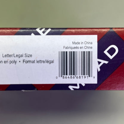 SMEAD (24 PACK) Polypropylene File Retention Jackets Letter/Legal Sz Clear 68191