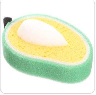 Thickened fruit sponge cleaning wipe large absorbent kitchen dishwashing scouring pad styling pot brush