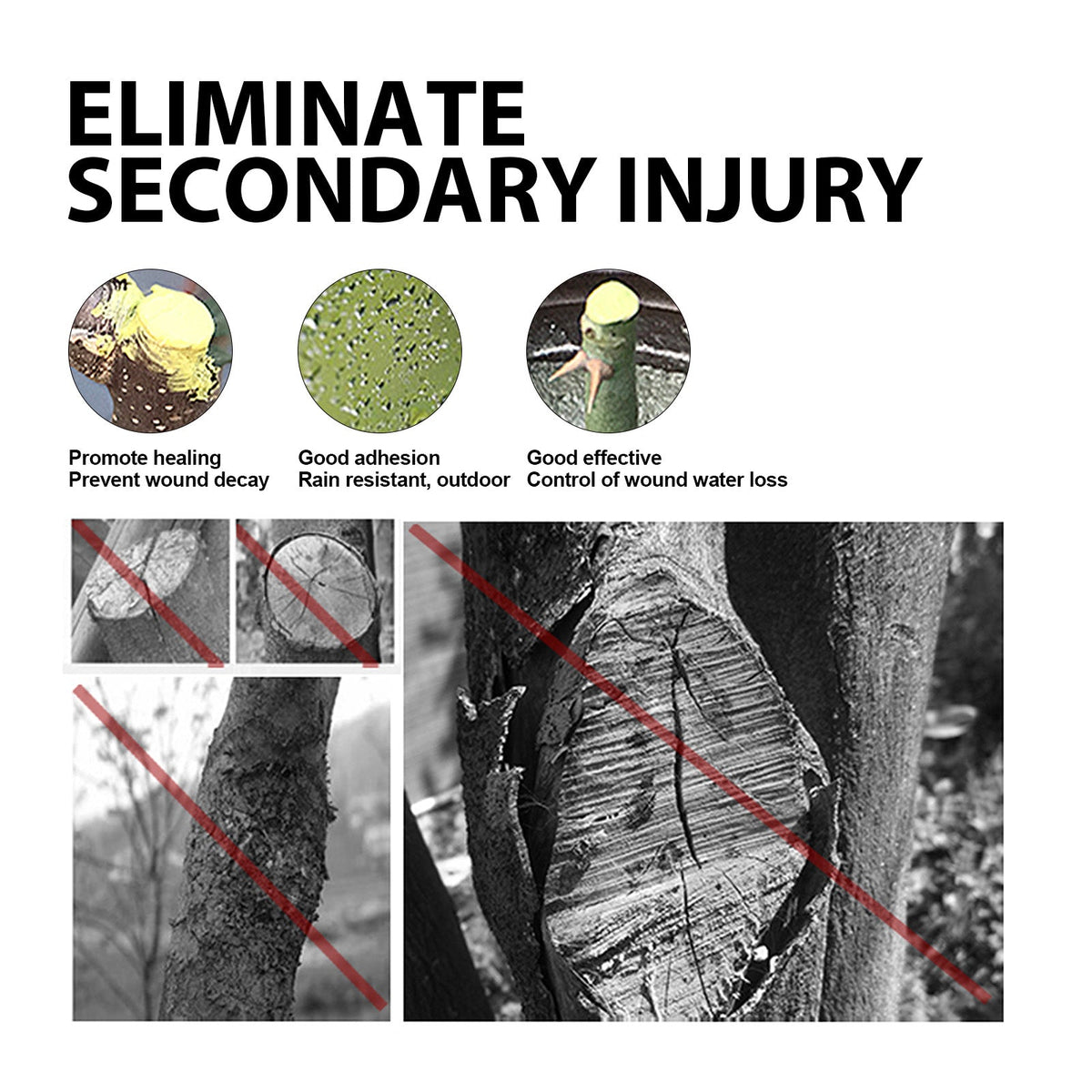 Tree Wound Dressing, Seed Fruit Tree Callus Supplement Root Plant Application Agent