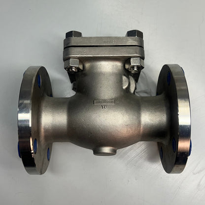 ALOYCO Integral Seat Swing Check Valve 150 Flange API Trim 10 316SS 2" 377C02020