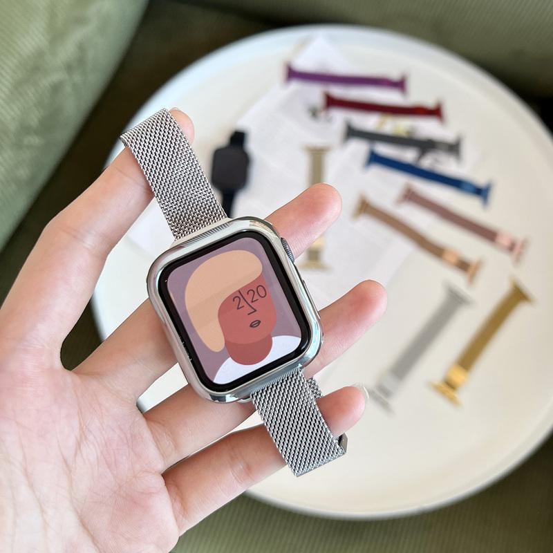 Apple Watch S7/S8 Thin Milanese Loop Strap for iWatch Series 9