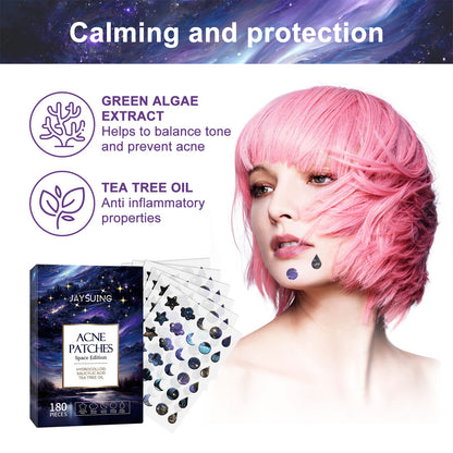 Acne Patch, Fade Closed Mouth Acne, Clear Acne, Waterproof Breathable Repair Acne Muscle Pattern Acne Patch