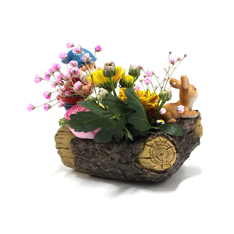 Dwarf Rabbit Flower Pot Decoration Creative Elf Flower Pot Garden Decoration