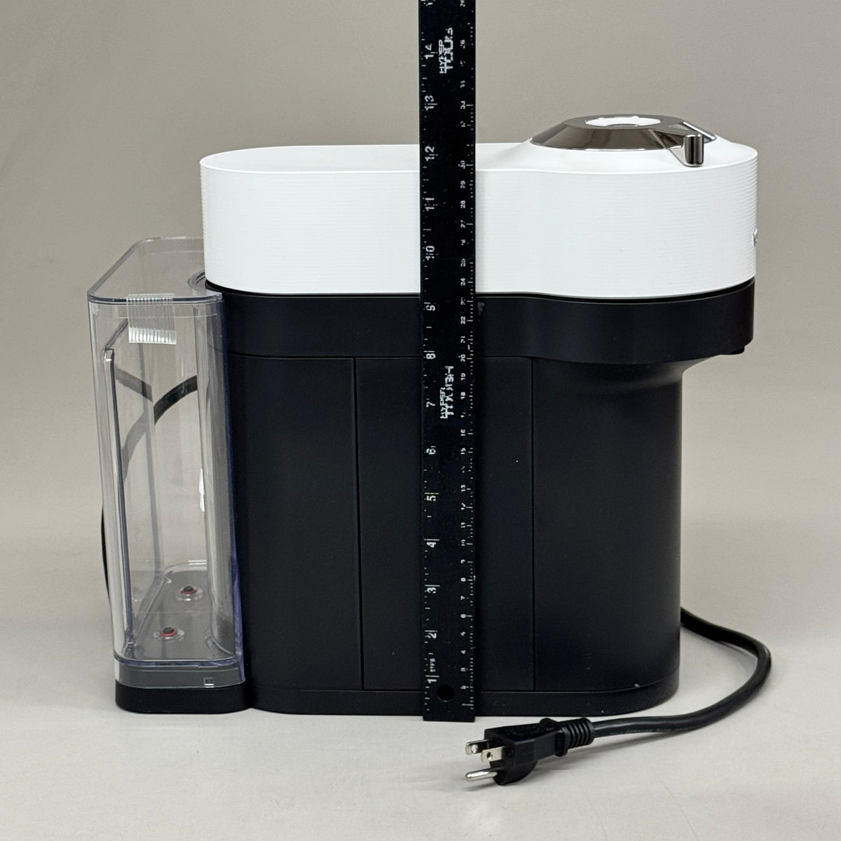 NESPESSO Vertuo Lattissima One-Touch Coffee Maker & Frother Matte White & Gloss