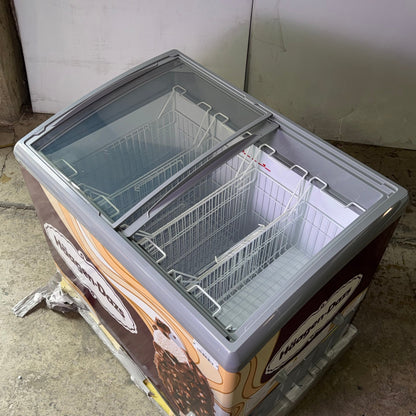 HIRON Showcase Freezer / Refrigerator Multifunction 38"L x 27"W x 30"H Brown SD-300E