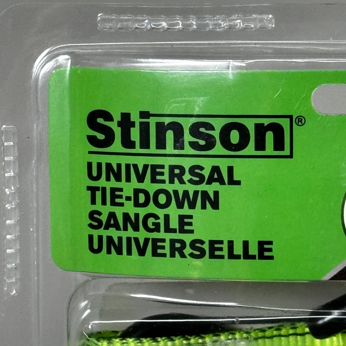 STINSON Universal Tie-Down 900lbs Capacity Weight 1" x 10' Green 406270