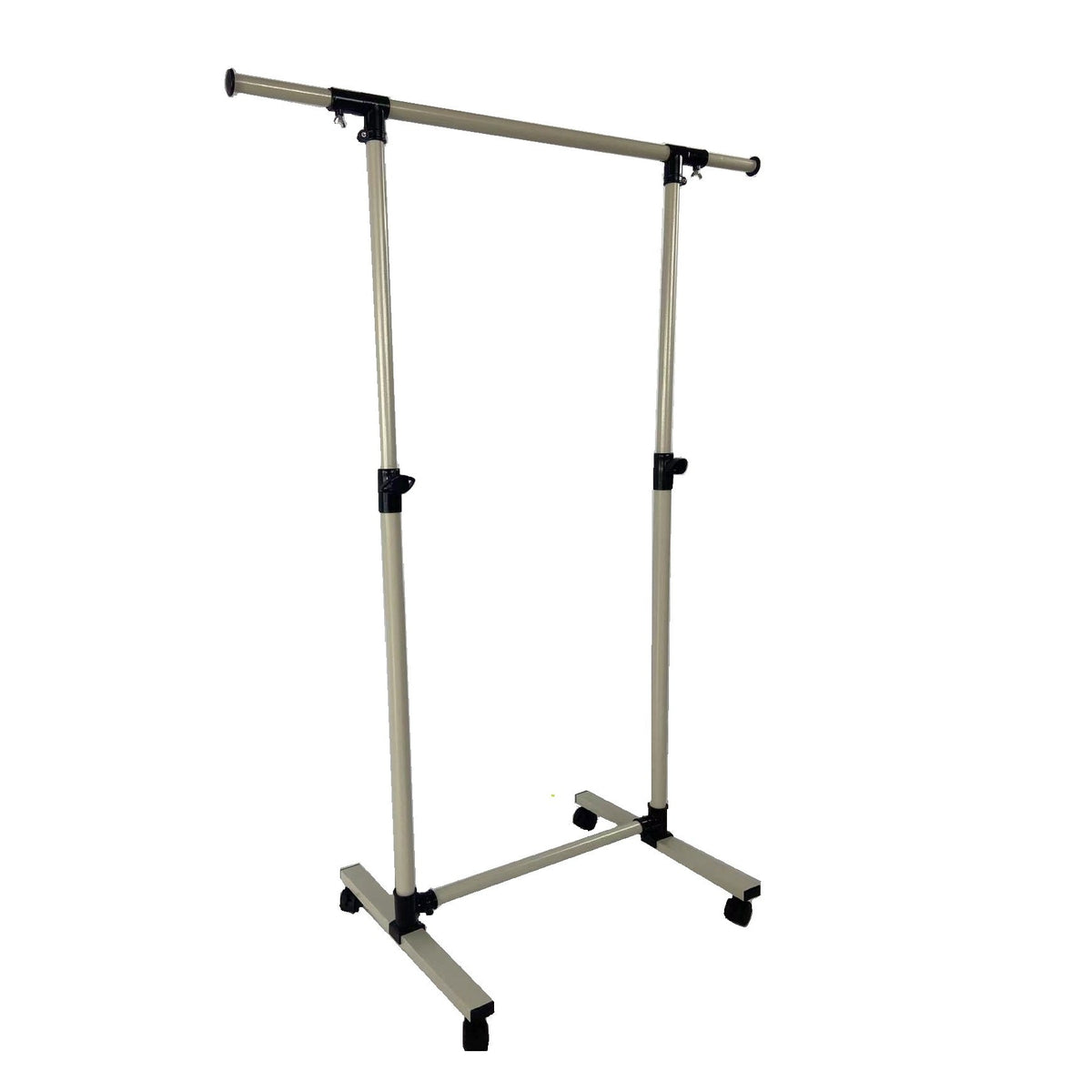 Short hanger, used for hanging heavy-duty rolling hangers with bottom racks and wheels for clothes