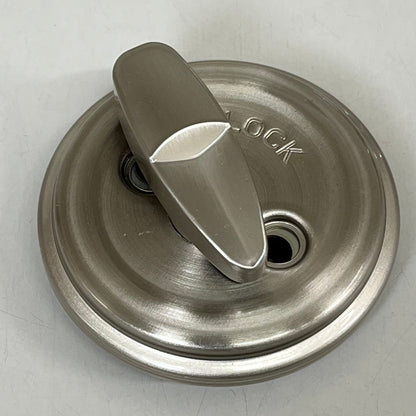 KWIKSET Polo Knob Single Cylinder Interior Pack Round Rose Satin Nickel 966P-15.UNIV