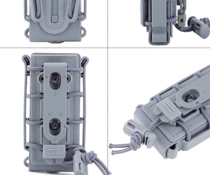 Live CS Tactical Waist Hanging Box 5.56&7.62 Elastic Scorpion Quick Pull Outdoor Multi purpose Kit