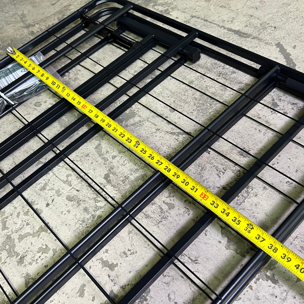 SLEEPYS Raised Metal Bed Frame Sz King, Black CHS90208