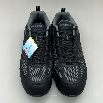 PROPET Seeley II Men's Work Boot Waterproof Men's Sz 12 W (E) Black/Grey MAU012M