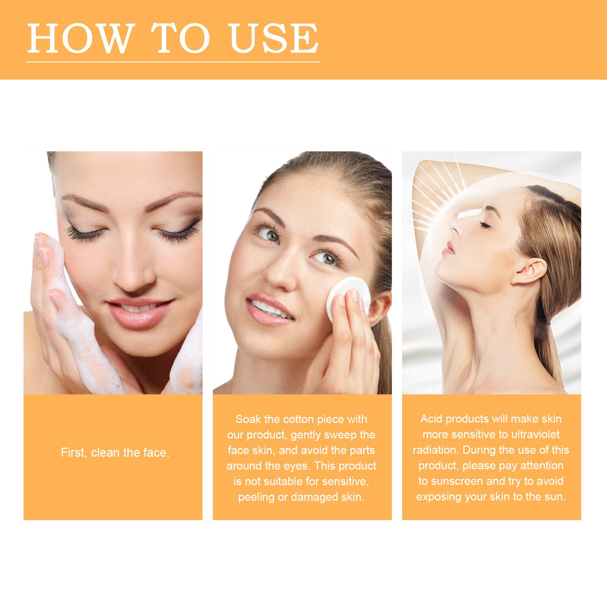 Glycolic Acid 7% Toner, Remove Acne Lighten Acne Repair Acne Mark Moisturize Skin Toner