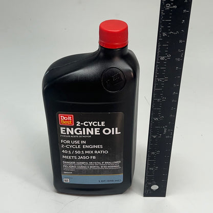 DO IT BEST (6 PACK) 2-Cycle Engine Oil 40:1 / 50:1 Mix Ratio 1 Quart 41437038