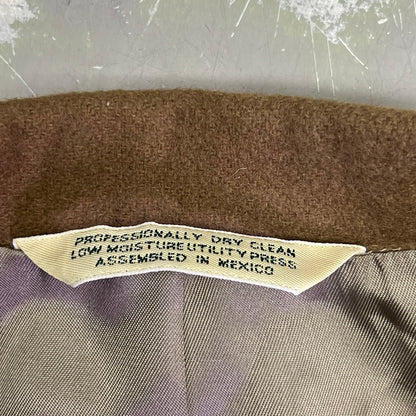 EVAN-PICONE Silk Lining Wool Outer Shell Blazer Men's Sz 36R Khaki Brown (Used)