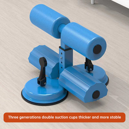 Portable Self-Suction Sit-up Bar Abdominal Core Trainer Movement Auxiliary Device Adjustable Sit Up Assistant
