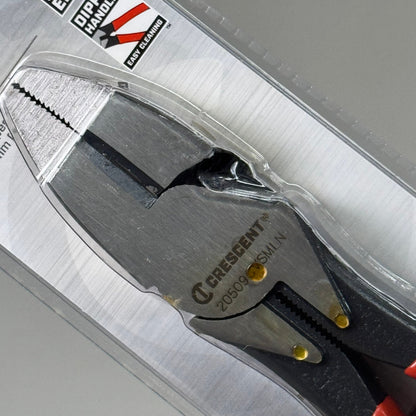 CRESCENT 9" Lineman's Compound Action Dual Material Pliers Red