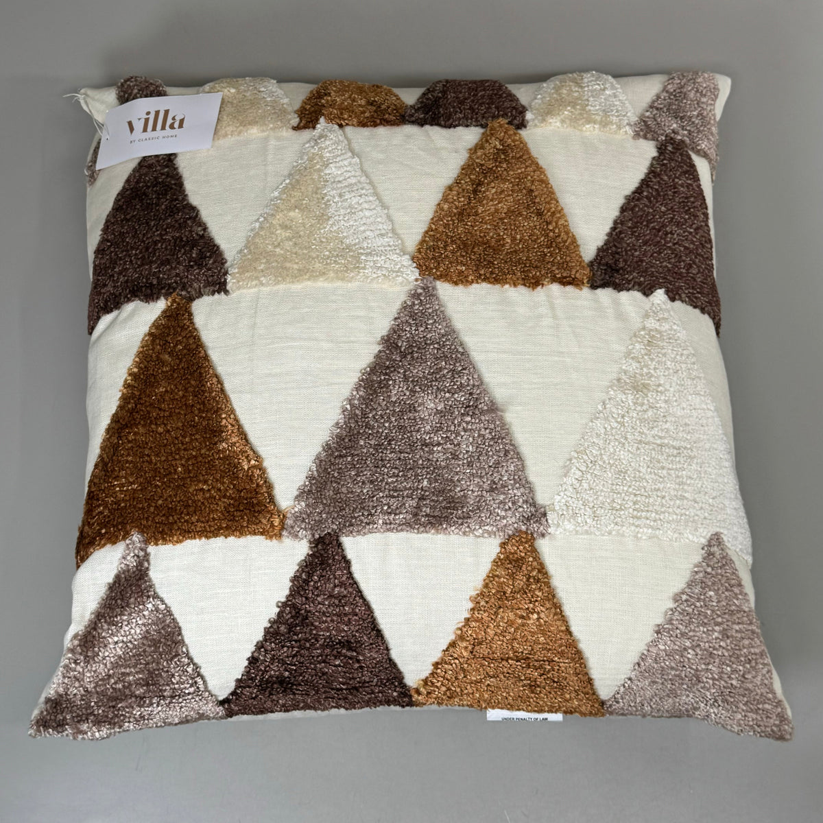 VILLA 24"x24" RN Lanier Decorative Throw Pillow Orange Spice Multi