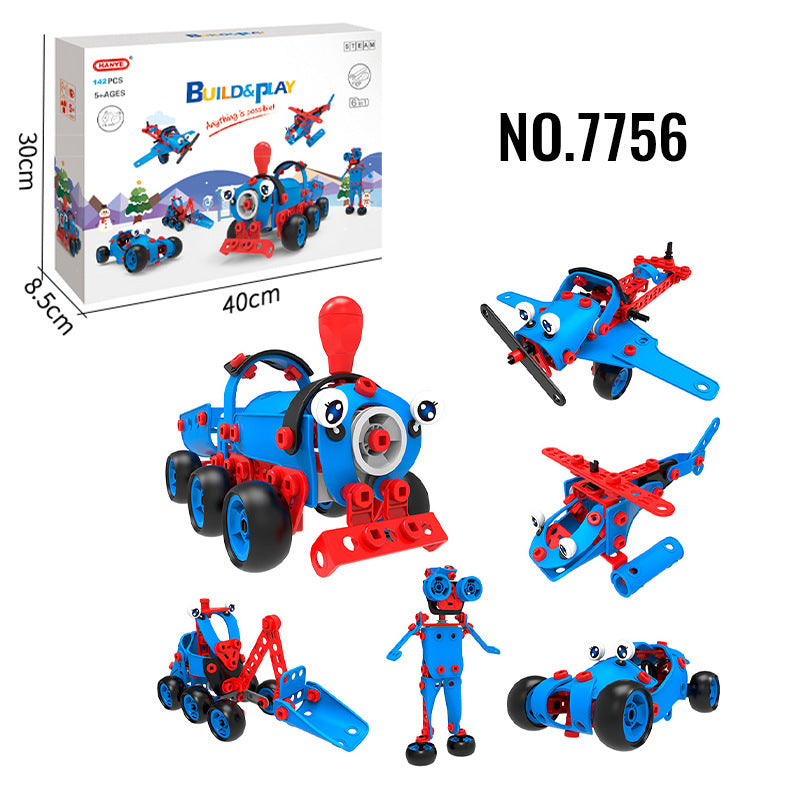 Kids Building Blocks STEM Toys for 4+ Boys Birthday Gifts Educational Autism Sensory Toy Building Set Creative Learning Games