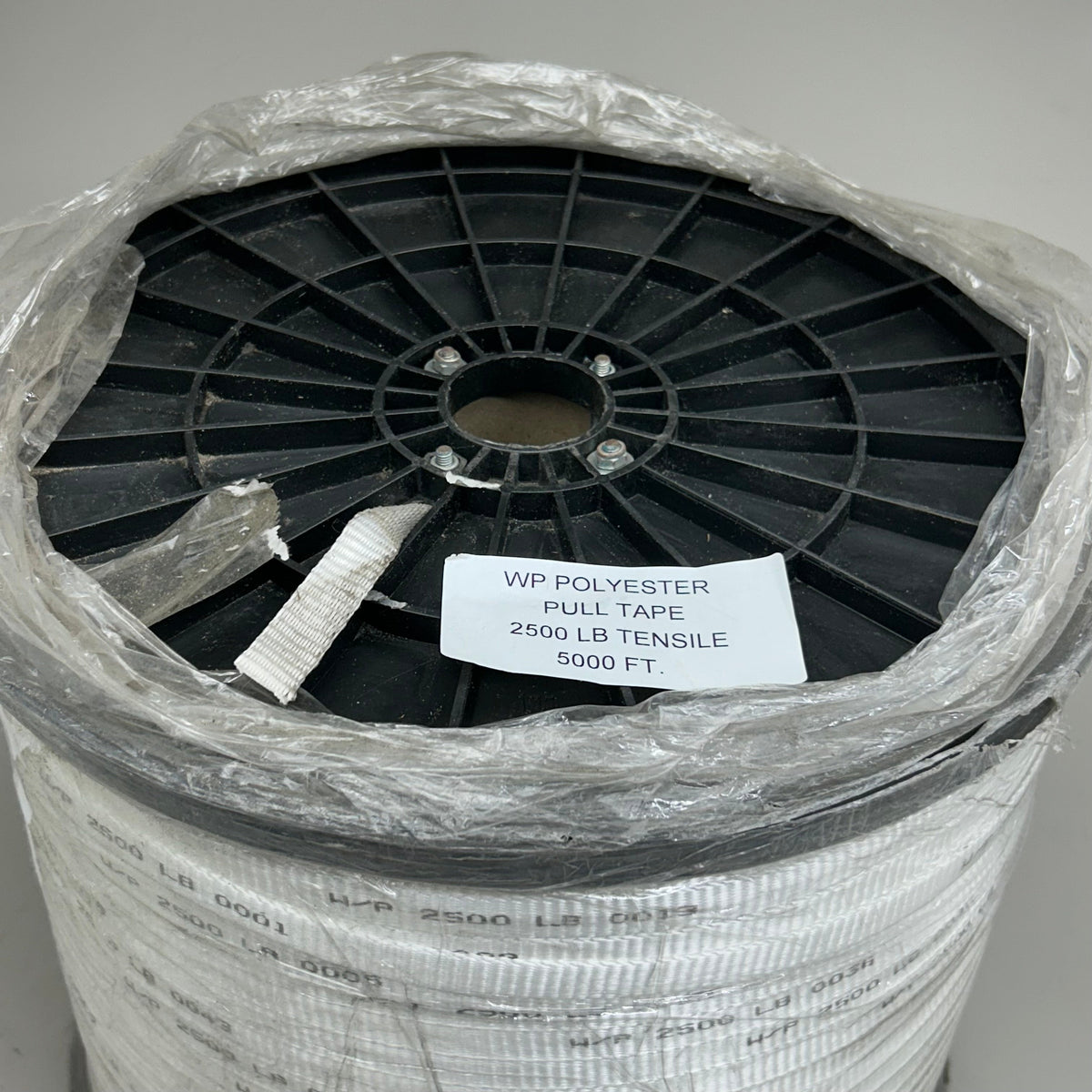 RIBBON FACTORY Woven 100% Polyester Copper Coated Pull Tape 5000', 22 Gauge