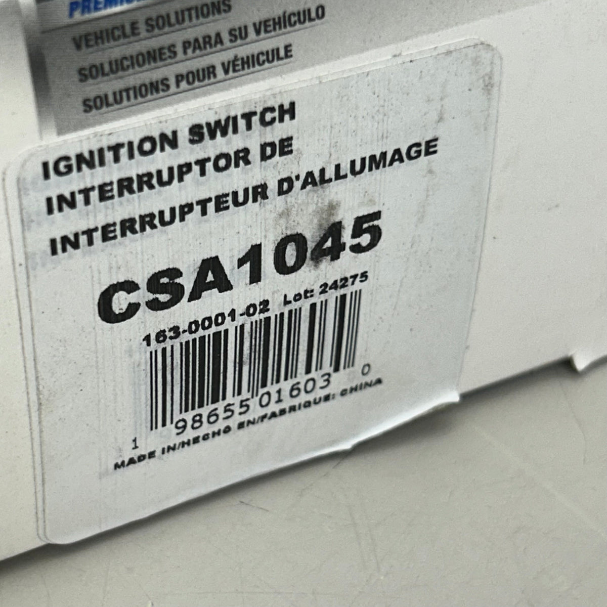 CARQUEST Ignition Switch Interruptor Replacement Part CSA1045