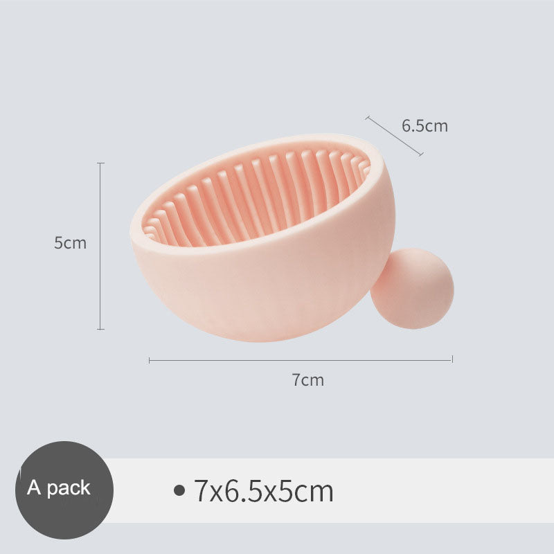 Creative Xiaowangzi Makeup Brush Cleaning Plate