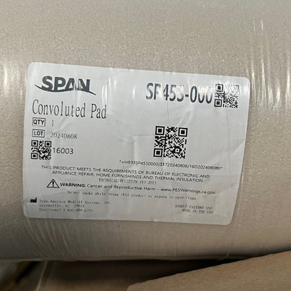 SPAN Overlay Convoluted Foam Sz 69”Lx32”W Beige SP45S-000