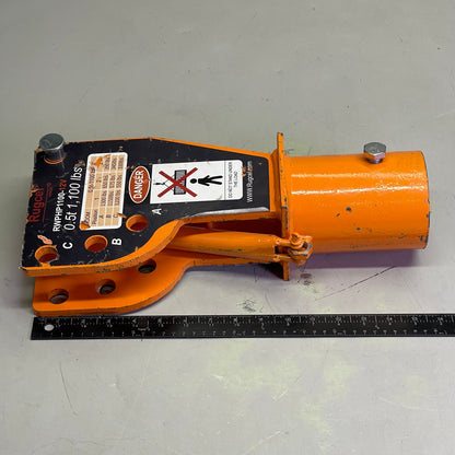 RUGCEL Davit Crane Hoist Winch Orange RWPHP1100-12V (Cosmetic Damage)
