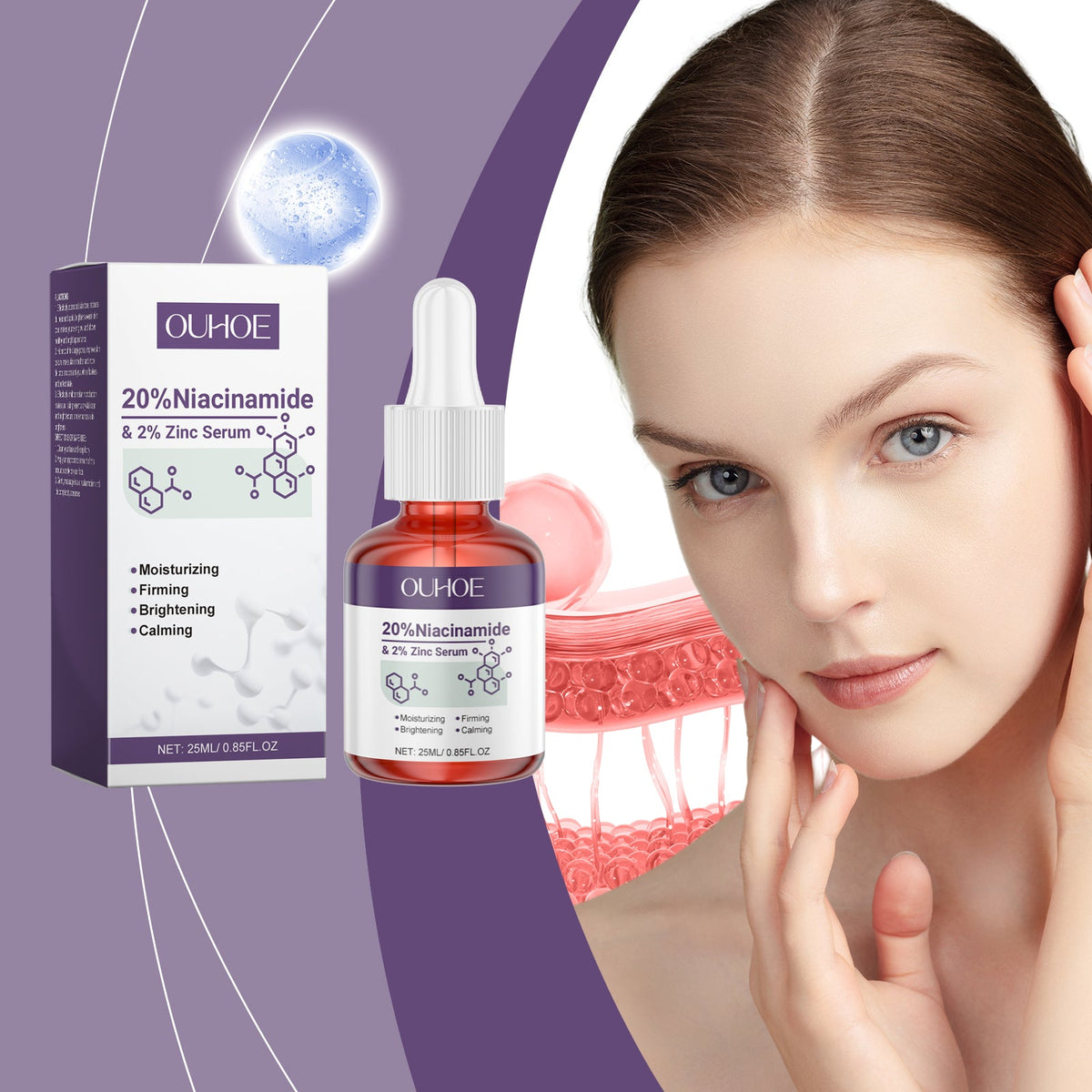 Nicotinamide Anti-Acne Firming Serum Mild Moisturizing And Lightening Facial Acne Tender Skin Serum
