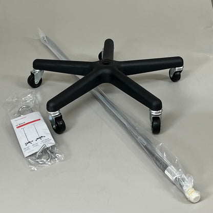 TECH-MED IV Stand 5 Caster 2 Hook Adjustable 47" to 84" w/ Locking Collar 4355