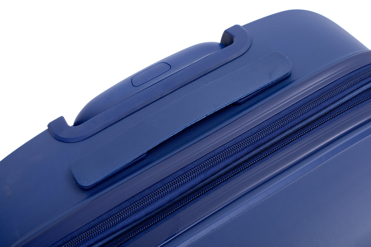 Expandable Hardshell Suitcase Double Spinner Wheels PP Luggage Sets Lightweight Durable ,3-Piece Set (20/24/28) ,Navy