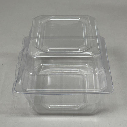 Boutonniere & Corsage Clear Plastic Box (50 Count) 4" x 3" x 3"