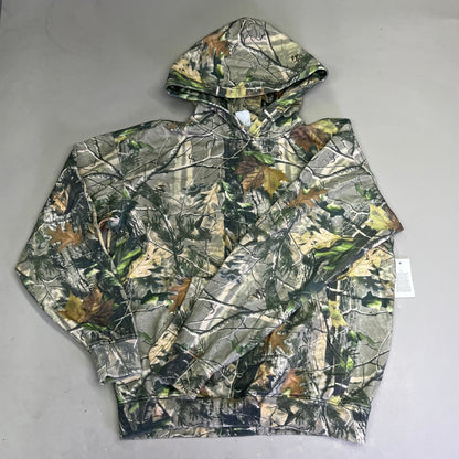 COTTON COLLECTIVE Special Hoodie 100% Cotton Fleece Unisex Sz M Camo Pattern