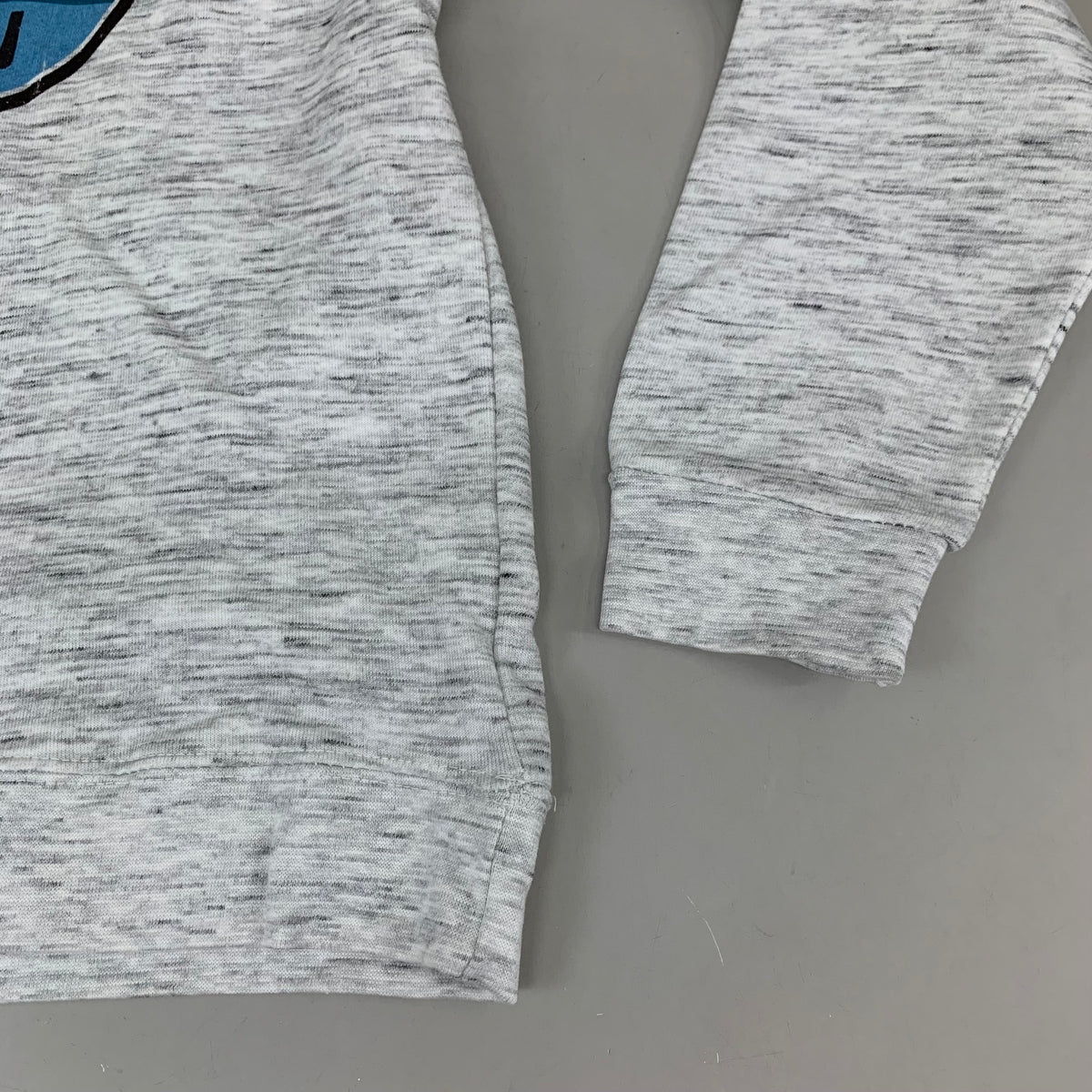 LONEROCK Helen Georgia Crew Sweatshirt Sz Large Grey/White